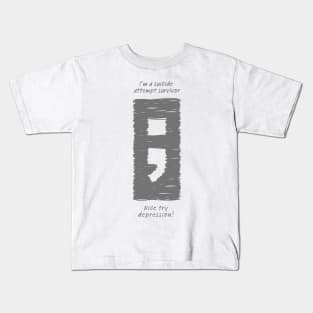 Semicolon ; Kids T-Shirt